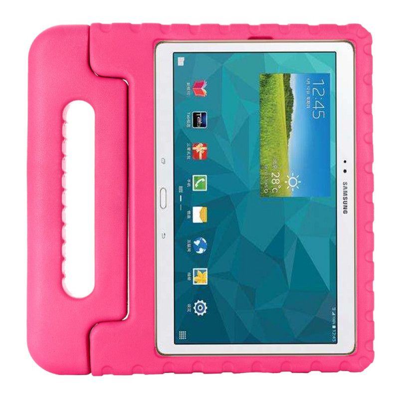Hoesje Samsung Galaxy Tab S6 Magenta Zwart Eva-Schuim Voor Kinderen