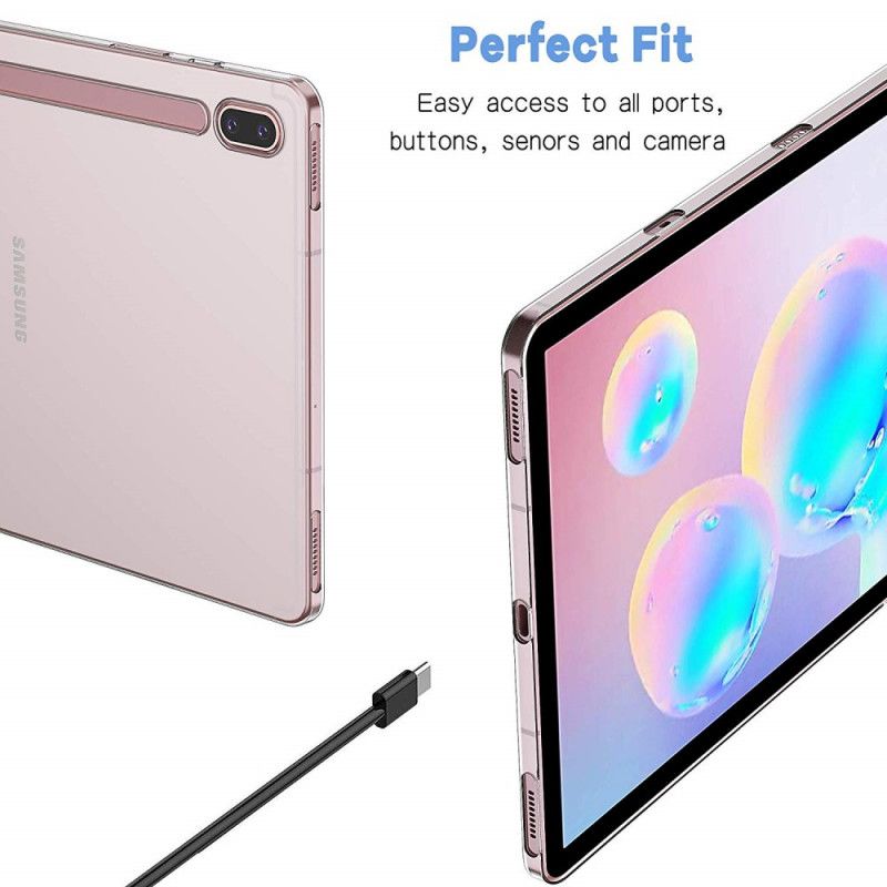 Hoesje voor Samsung Galaxy Tab S6 Transparant