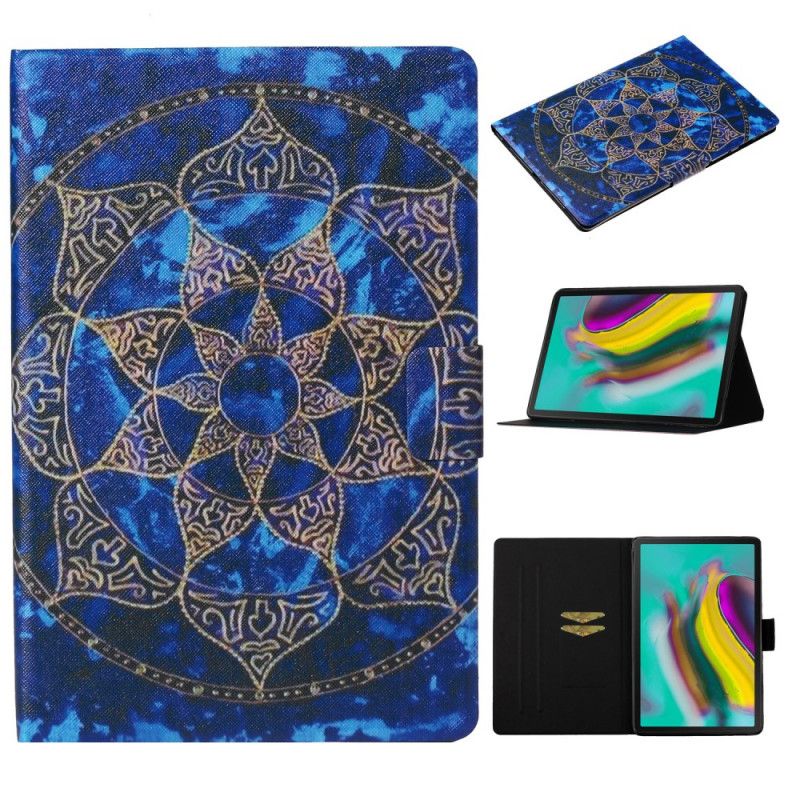 Leren Hoesje voor Samsung Galaxy Tab S6 Koninklijke Mandala