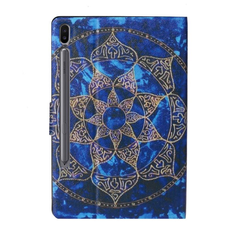 Leren Hoesje voor Samsung Galaxy Tab S6 Koninklijke Mandala