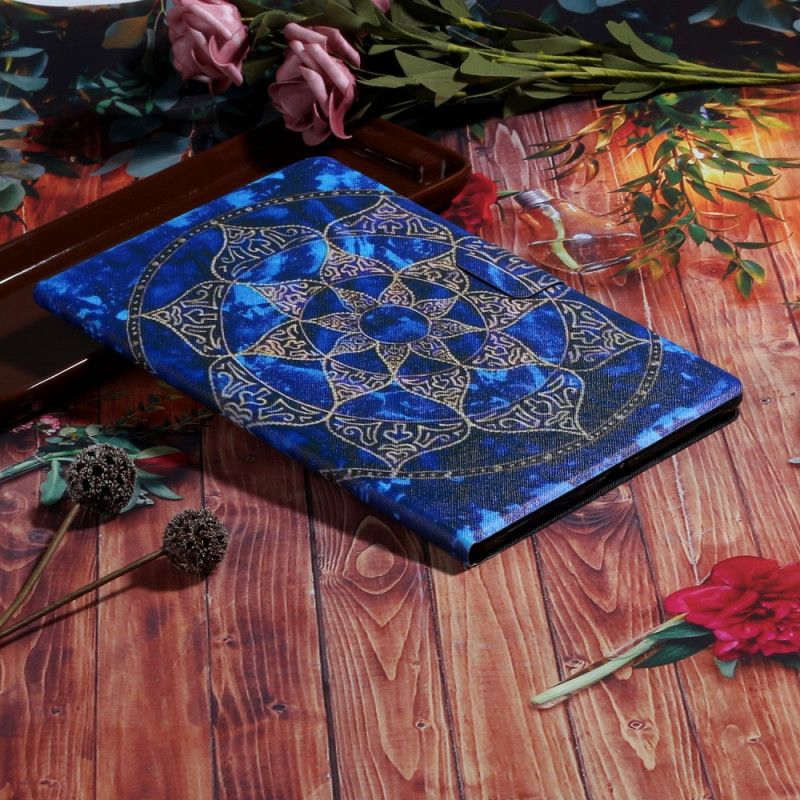 Leren Hoesje voor Samsung Galaxy Tab S6 Koninklijke Mandala