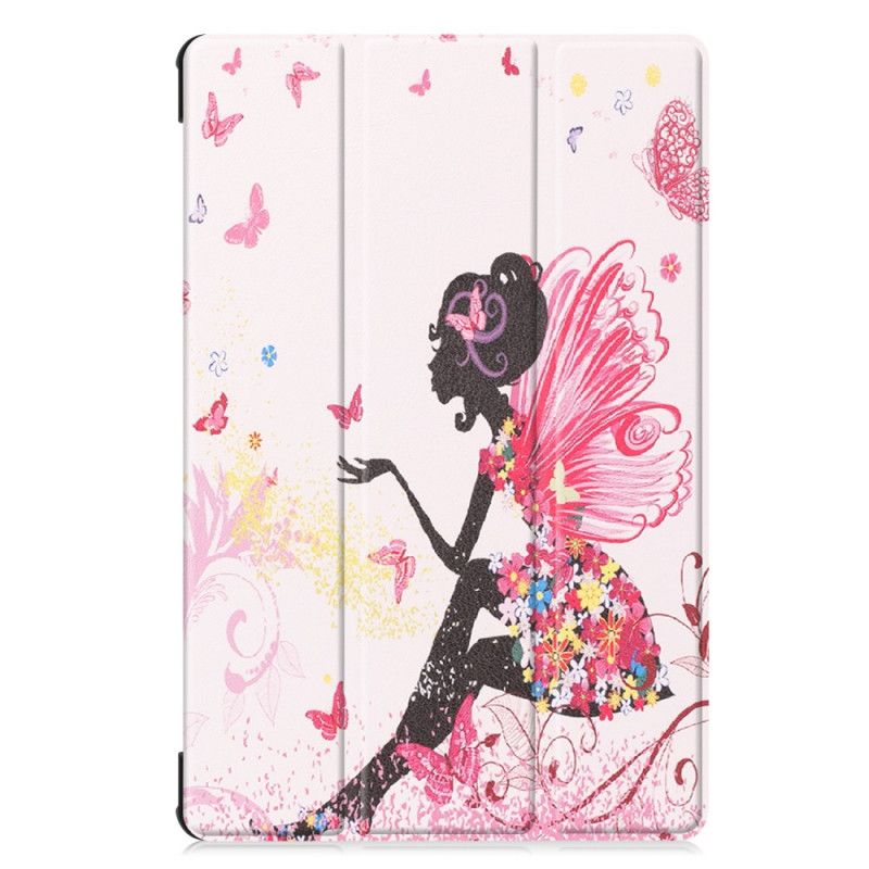 Smart Case Samsung Galaxy Tab S6 Kunstleer Bloemenfee