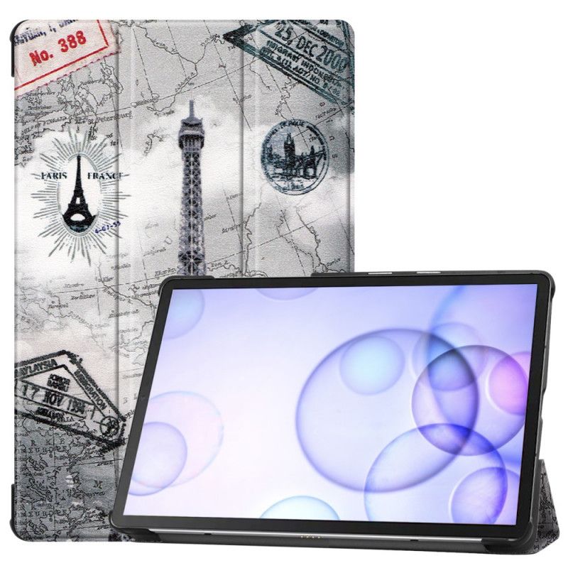 Smart Case Samsung Galaxy Tab S6 Retro Eiffeltoren