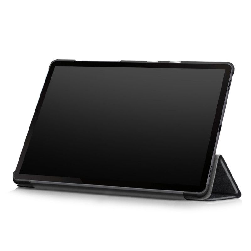 Smartcase Samsung Galaxy Tab S6 Grijs Zwart Drievoudige Pennenhouder