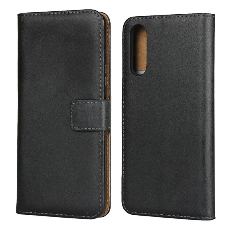 Flip Case Leren Sony Xperia 10 II Echt Lederen Uitnodiging