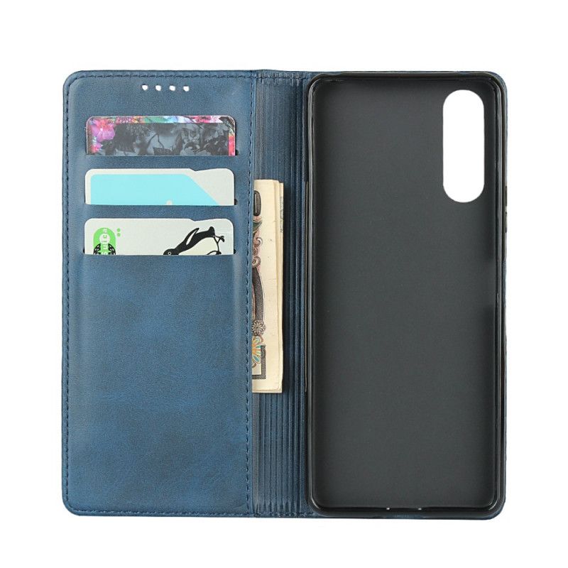 Folio-hoesje Sony Xperia 10 II Rood Zwart Elegant Splitleer