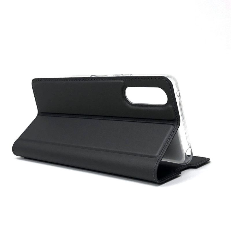 Folio-hoesje voor Sony Xperia 10 II Goud Zwart Magnetische Sluiting