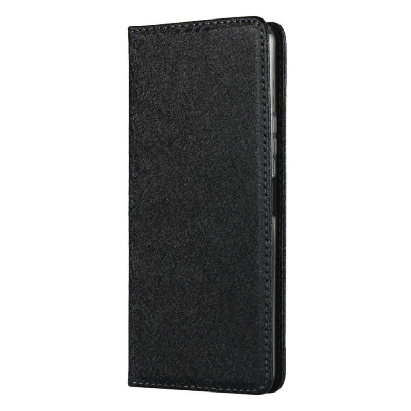 Folio-hoesje voor Sony Xperia 10 II Rood Zwart Zacht Leer Met Riempje