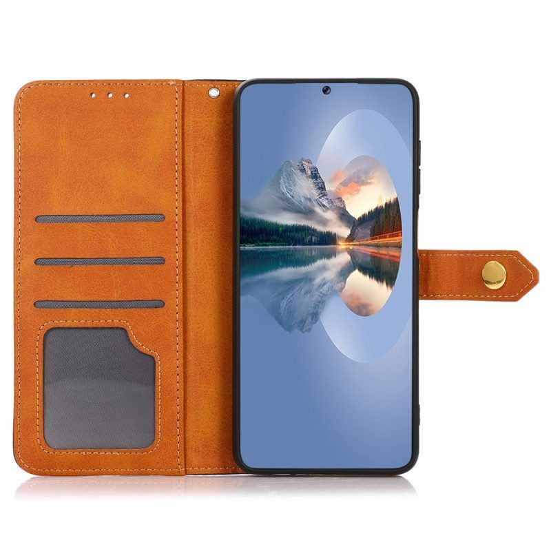 Flip Case voor Motorola Edge 40 Pro Khazneh-riem