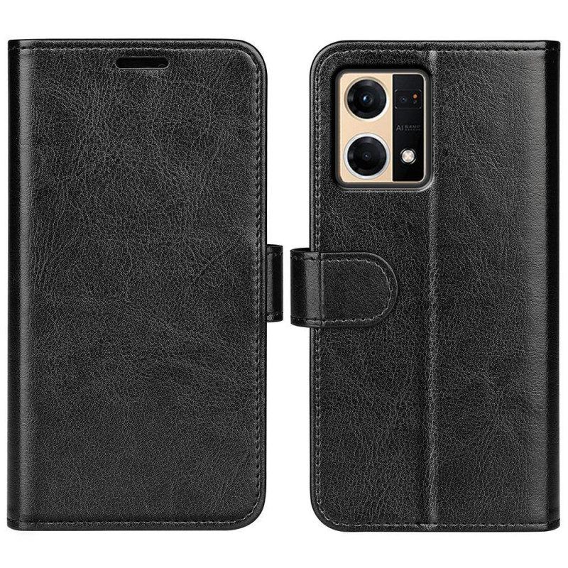 Flip Case voor Oppo Reno 7 Retro Kunstleer