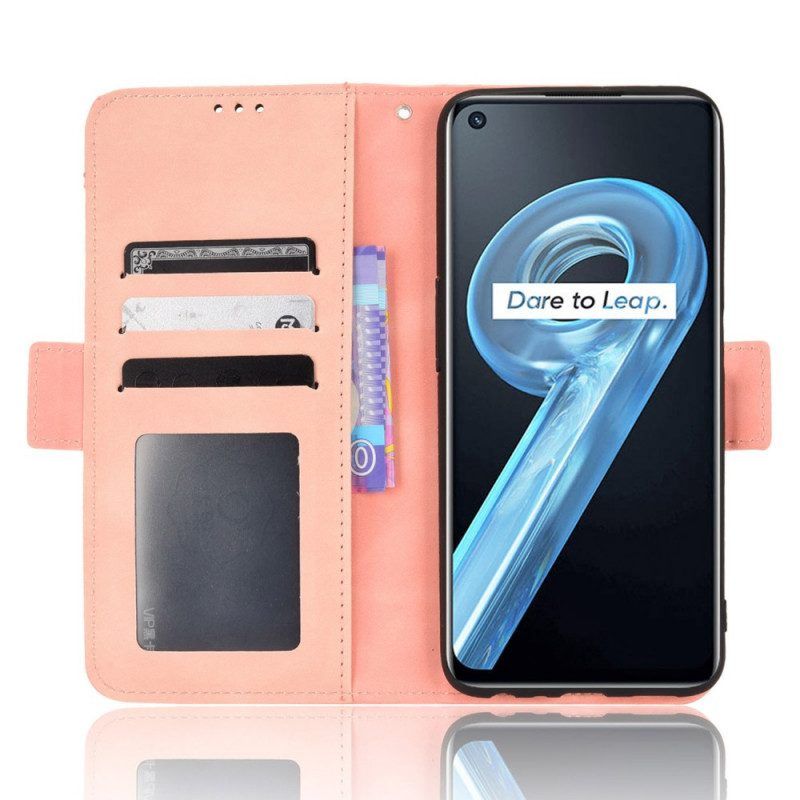 Flip Case voor Realme 9i Premier Class Met Meerdere Kaarten