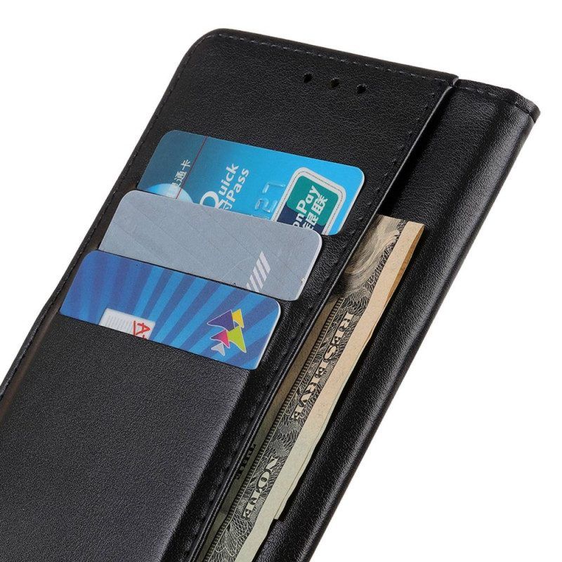 Flip Case voor Samsung Galaxy M13 Leren Styling