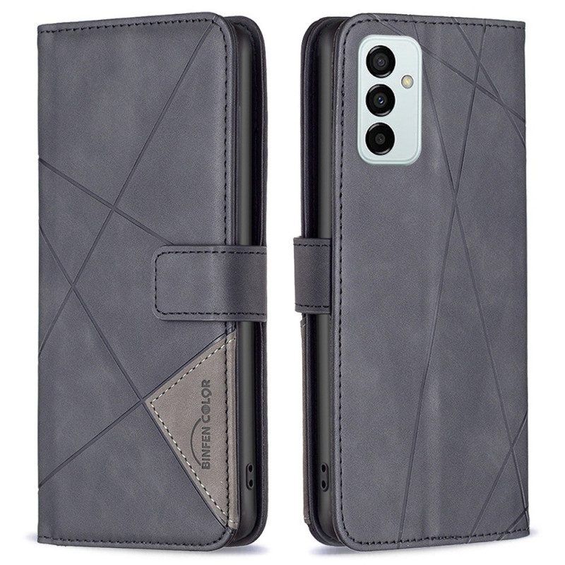 Flip Case voor Samsung Galaxy M23 5G Binfen-kleurendriehoeken