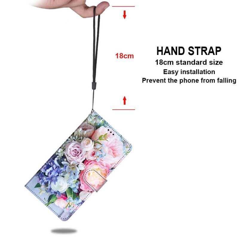 Flip Case voor Samsung Galaxy M23 5G Bloemen Wonder