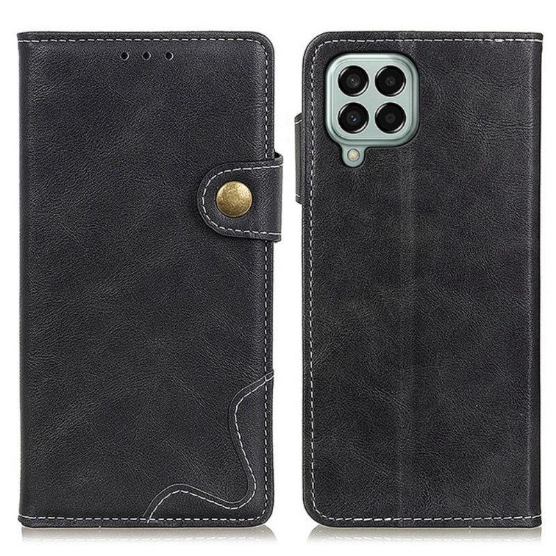 Flip Case voor Samsung Galaxy M33 5G Artistieke Knop