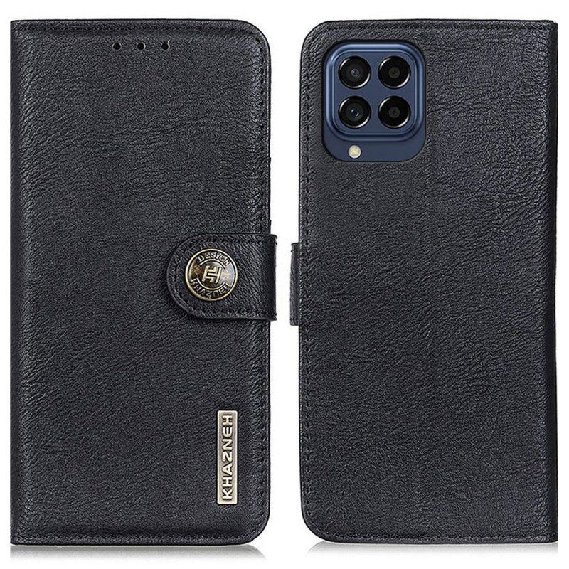 Flip Case voor Samsung Galaxy M53 5G Imitatieleer Khazneh