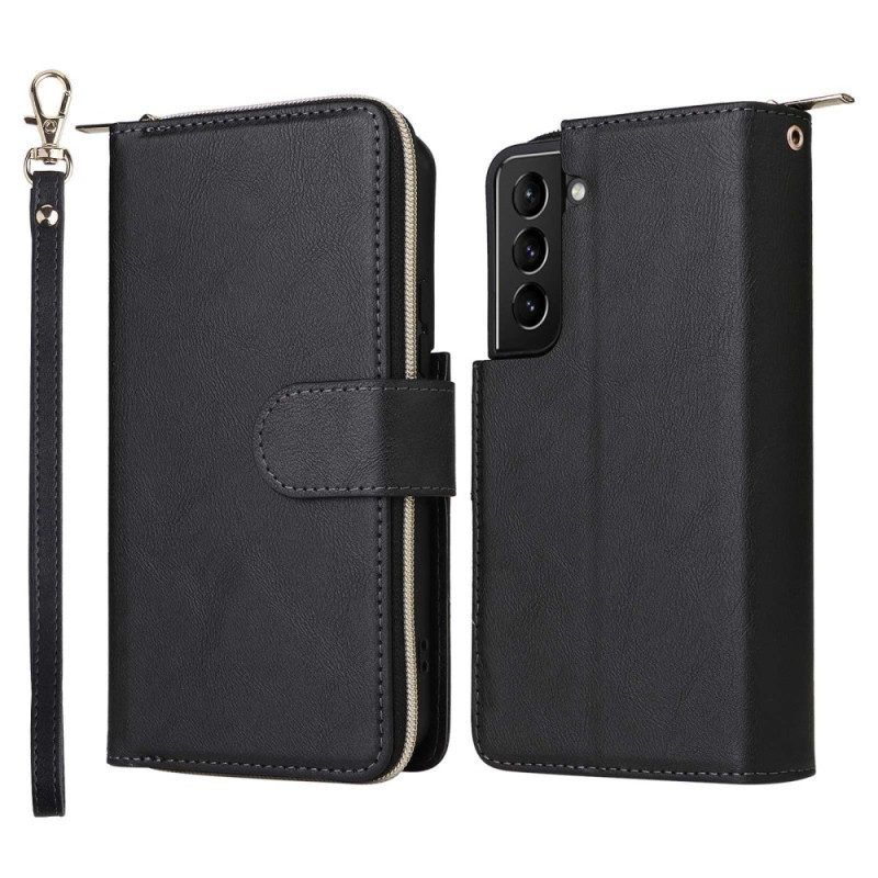 Flip Case voor Samsung Galaxy S23 Plus 5G Met Ritssluiting