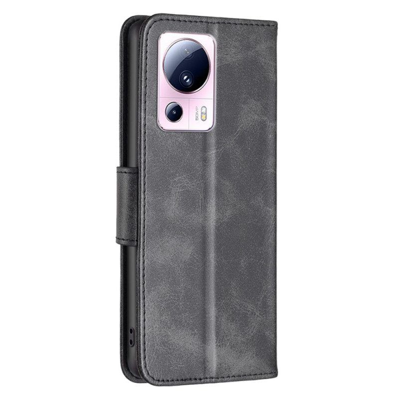 Flip Case voor Xiaomi 13 Lite Schuine Sluiting