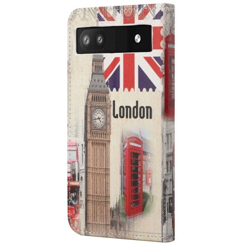 Folio-hoesje voor Google Pixel 6A Londen