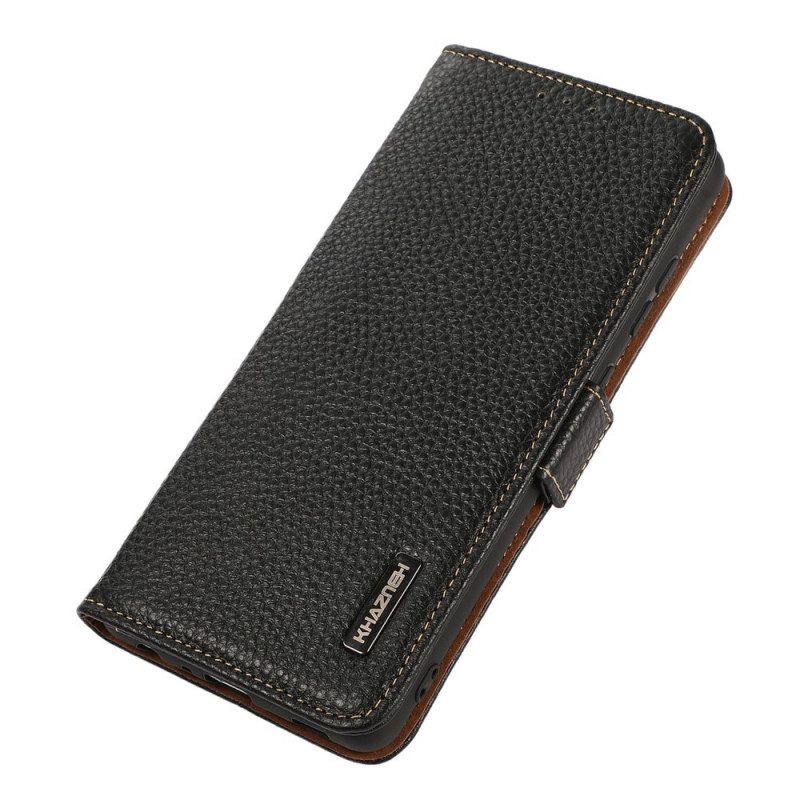 Folio-hoesje voor Honor Magic 4 Pro Lychee Leer Khazneh Rfid