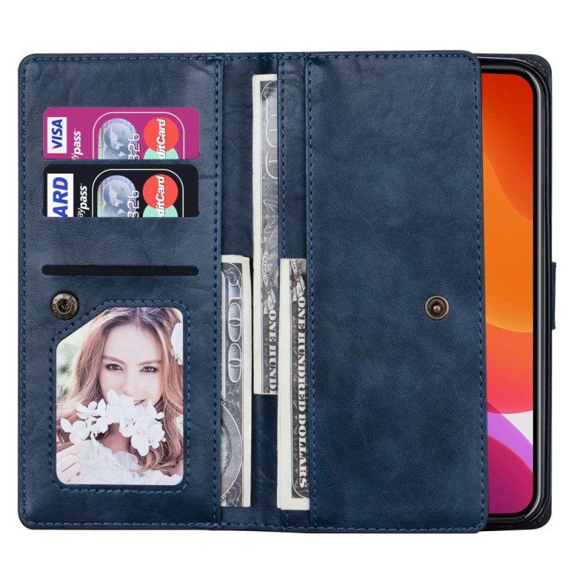 Folio-hoesje voor iPhone 14 Pro Max Vintage Multifunctioneel