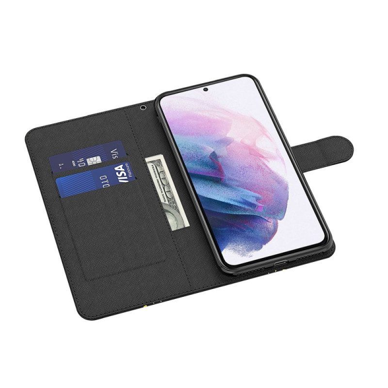 Folio-hoesje voor Moto G51 5G Chique Kant