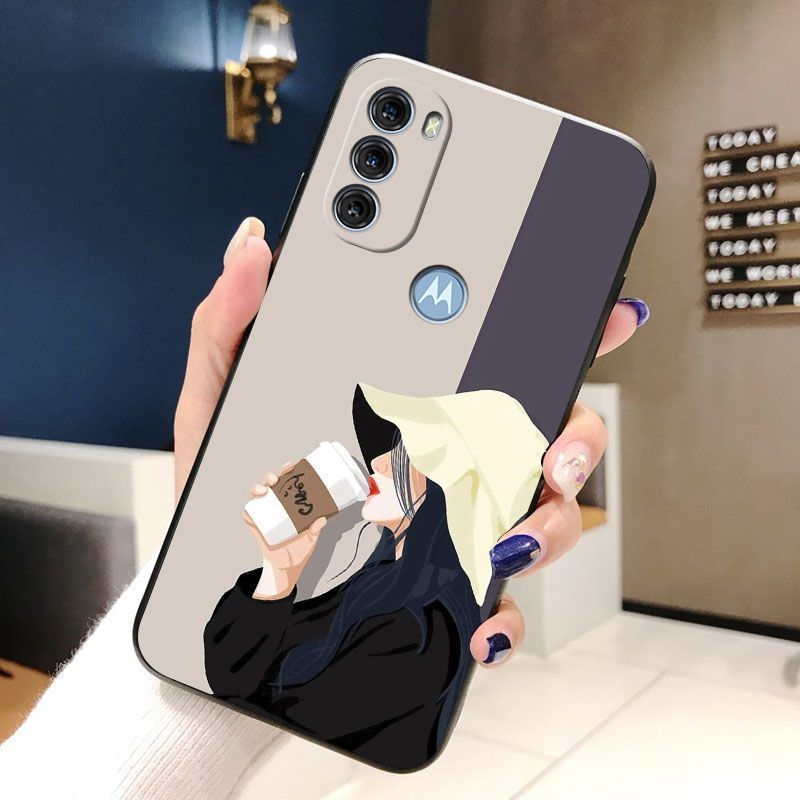 Folio-hoesje voor Moto G71 5G Blauwe En Gele Vlinder