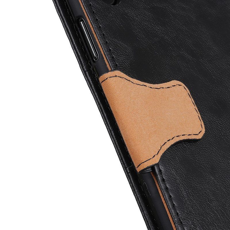 Folio-hoesje voor Moto G71 5G Flip Case Dubbelzijdige Magnetische Flap