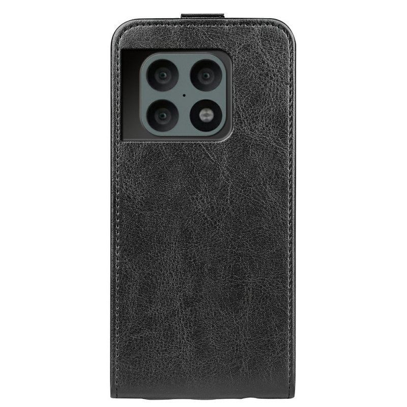 Folio-hoesje voor OnePlus 10 Pro 5G Flip Case Verticale Flap Leer Effect