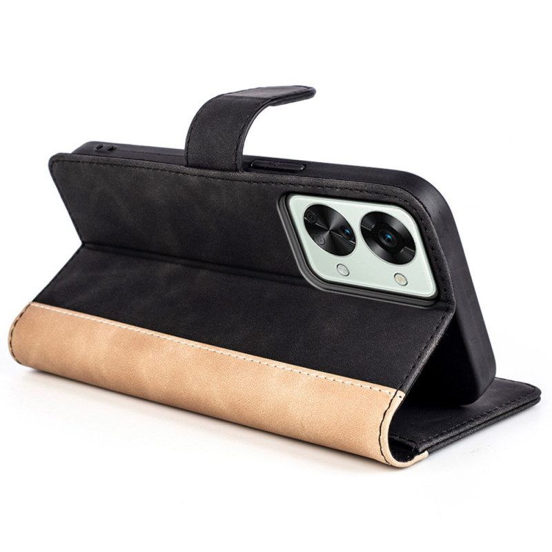 Folio-hoesje voor OnePlus Nord 2T 5G Grafisch Patroon