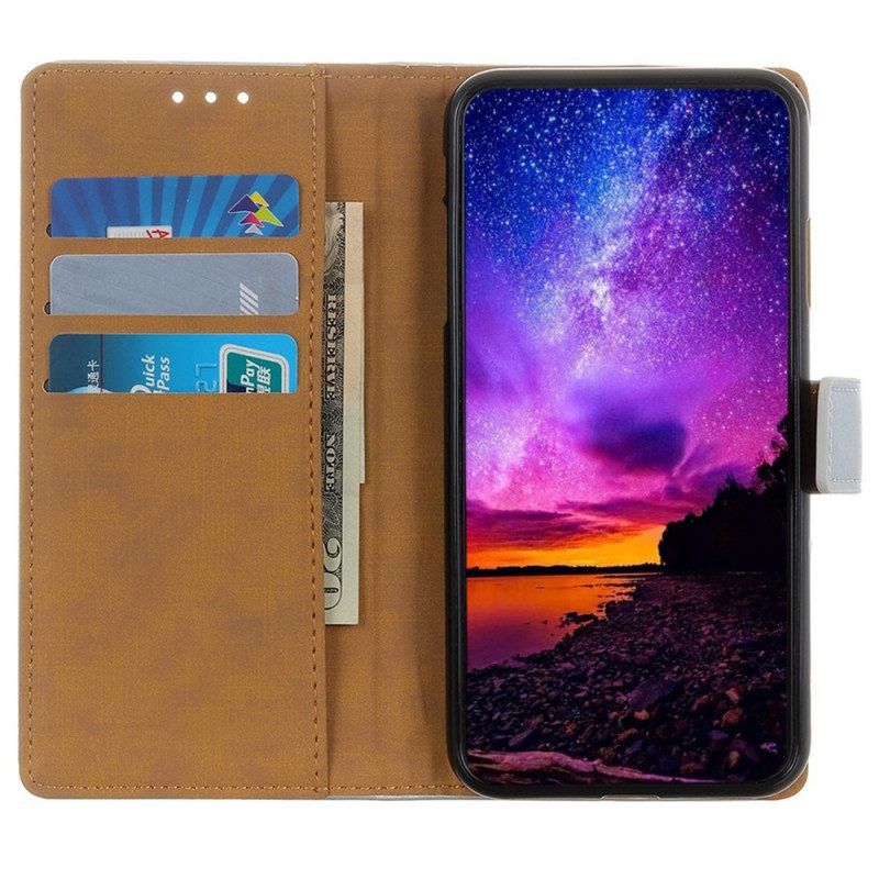 Folio-hoesje voor OnePlus Nord CE 2 5G Imitatieleer Antivingerafdruk