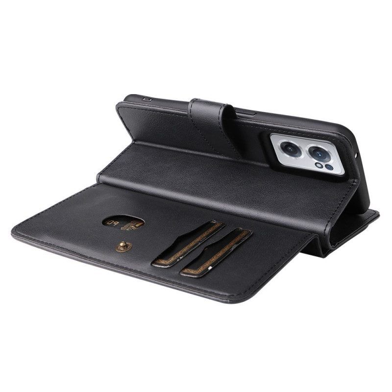 Folio-hoesje voor OnePlus Nord CE 2 5G Portemonnee Leren Portemonnee