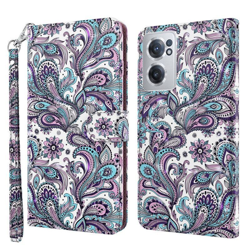Folio-hoesje voor OnePlus Nord CE 2 5G Veelkleurige Mandala