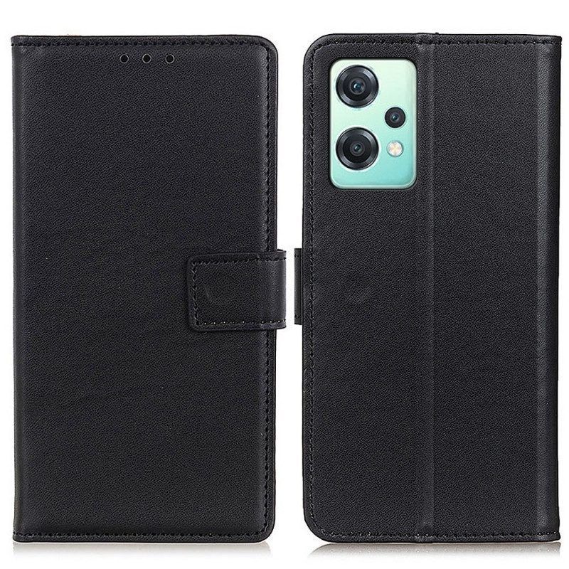 Folio-hoesje voor OnePlus Nord CE 2 Lite 5G Effen Kunstleer
