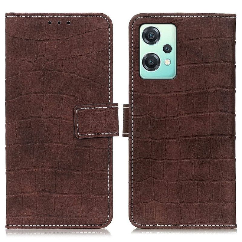 Folio-hoesje voor OnePlus Nord CE 2 Lite 5G Krokodil