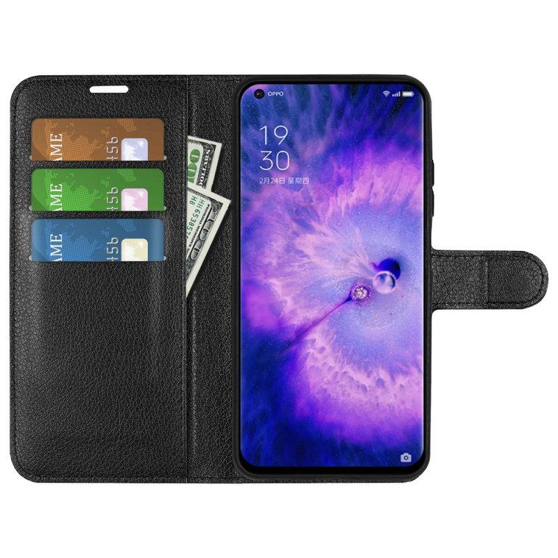 Folio-hoesje voor Oppo Find X5 Klassiek