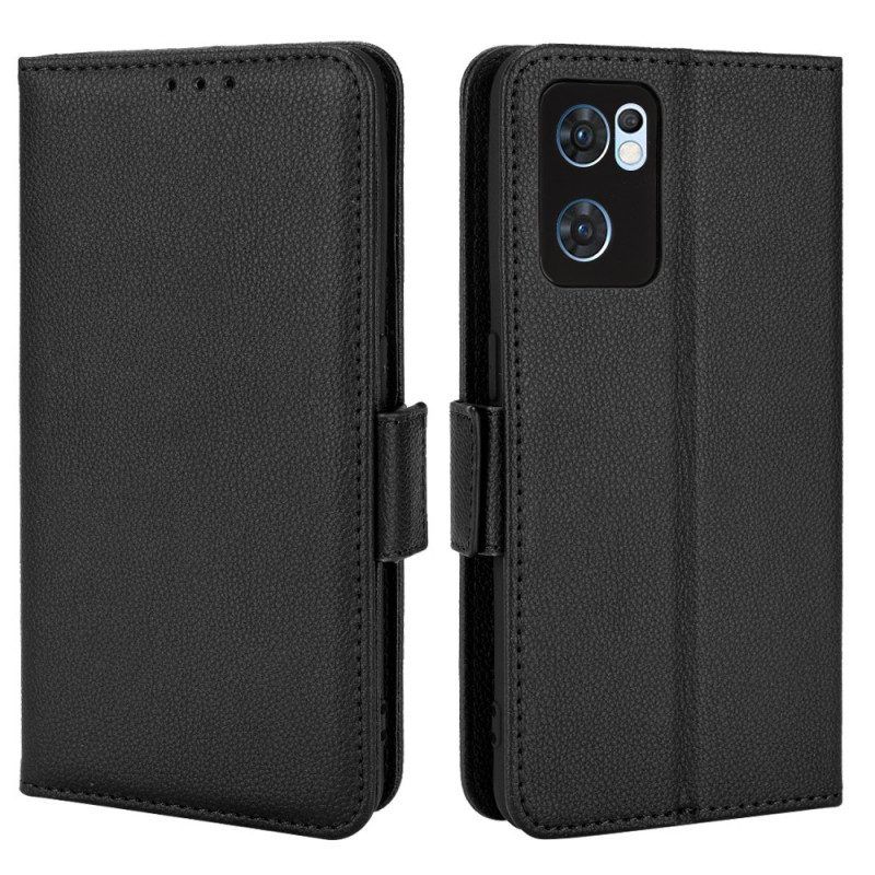 Folio-hoesje voor Oppo Find X5 Lite Flip Case Flap Dubbele Nieuwe Kleuren