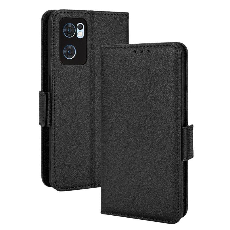 Folio-hoesje voor Oppo Find X5 Lite Flip Case Flap Dubbele Nieuwe Kleuren