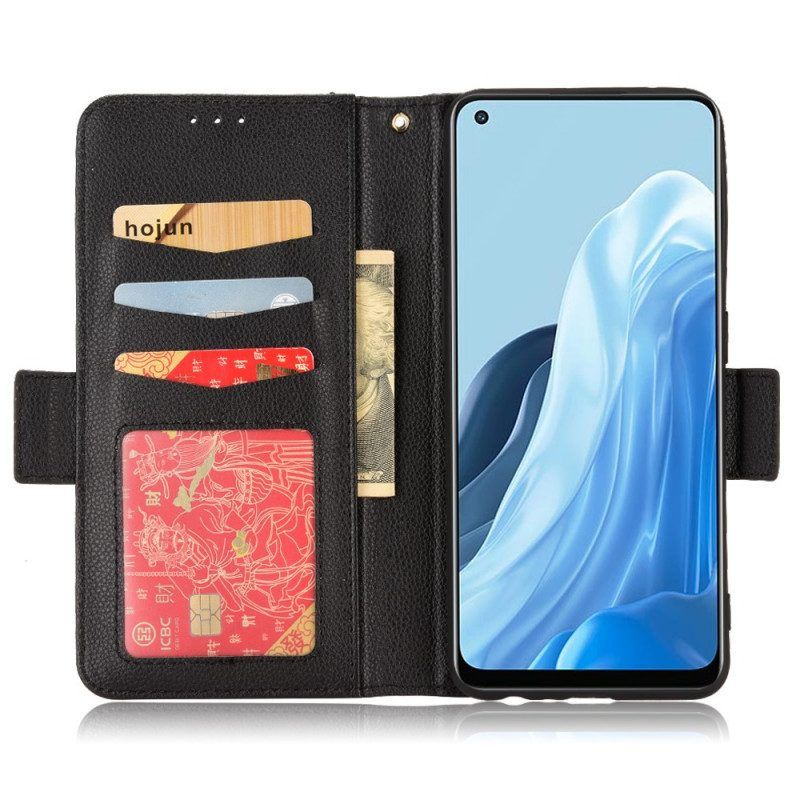 Folio-hoesje voor Oppo Find X5 Lite Flip Case Flap Dubbele Nieuwe Kleuren