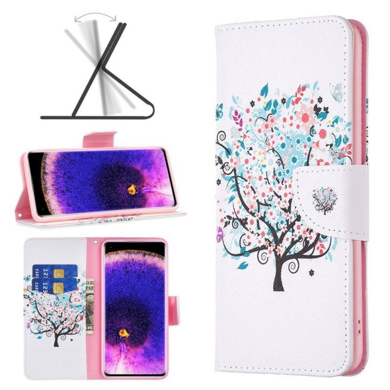 Folio-hoesje voor Oppo Find X5 Lite Gebloeide Boom