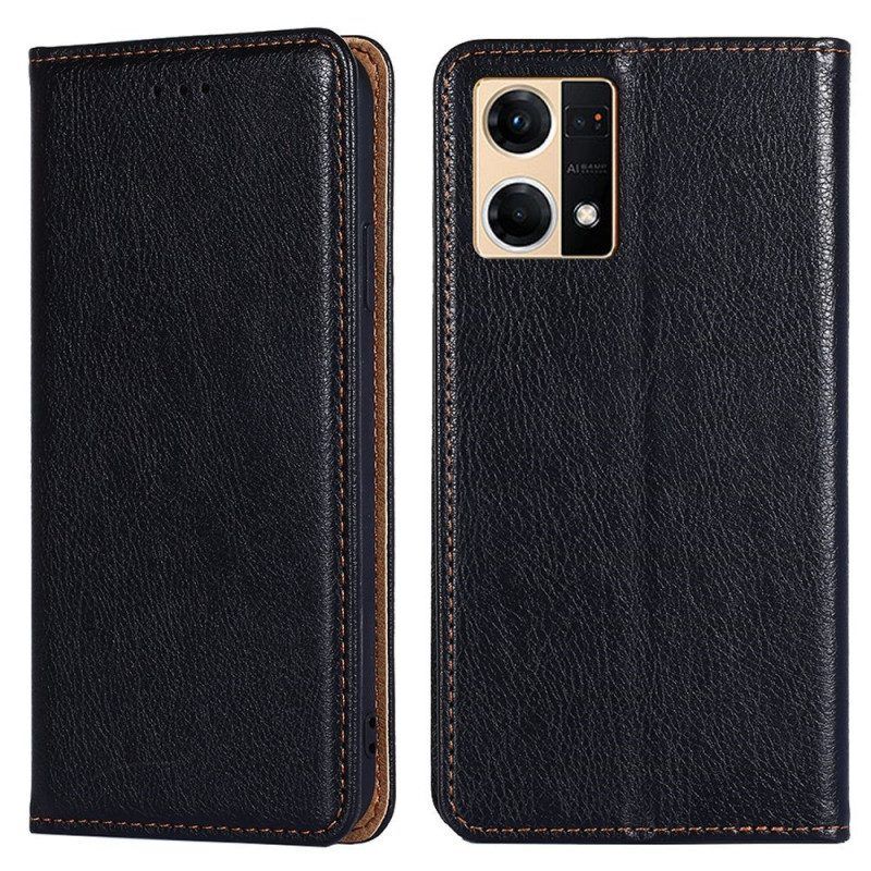 Folio-hoesje voor Oppo Reno 7 Vintage Ontwerp