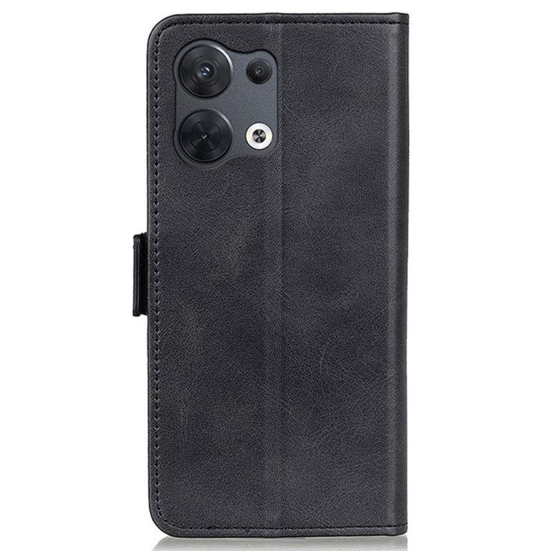 Folio-hoesje voor Oppo Reno 8 Pro Dubbele Sluiting