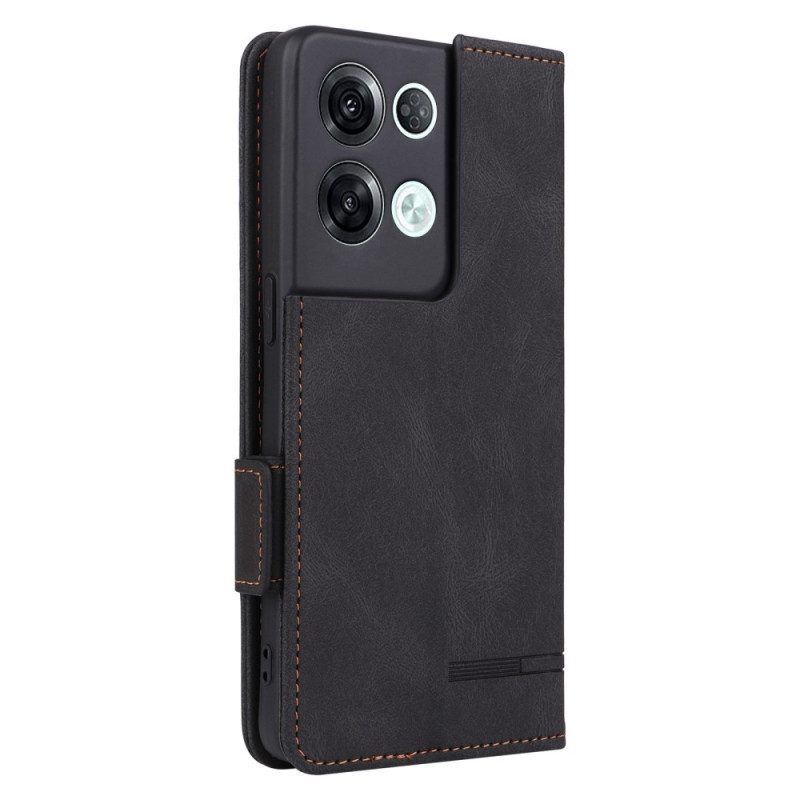 Folio-hoesje voor Oppo Reno 8 Pro Subtiele Elegantie
