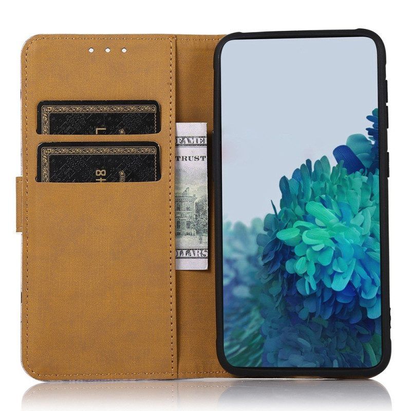 Folio-hoesje voor Samsung Galaxy A14 / A14 5G Bloeiende Boom