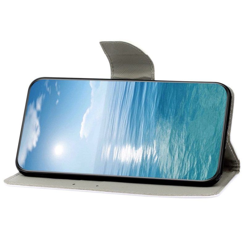 Folio-hoesje voor Samsung Galaxy A14 / A14 5G Met Ketting Hybride Met Aluminiumlegering
