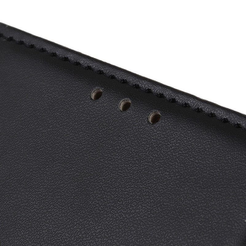 Folio-hoesje voor Samsung Galaxy M13 Effen Kunstleer
