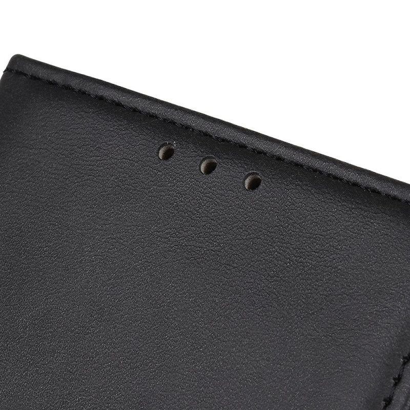 Folio-hoesje voor Samsung Galaxy M13 Mat Kunstleer