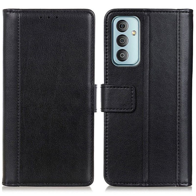 Folio-hoesje voor Samsung Galaxy M23 5G Leren Styling