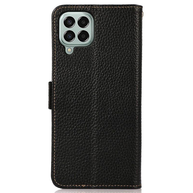 Folio-hoesje voor Samsung Galaxy M33 5G Lychee Leer Khazneh Rfid