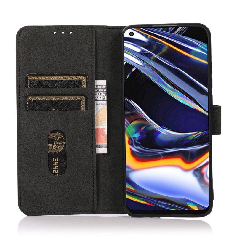 Folio-hoesje voor Samsung Galaxy M52 5G Khazneh Vintage Leereffect